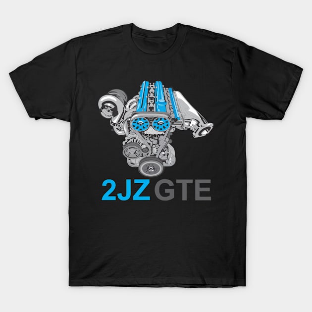 2JZ T-Shirt by Aestcoart